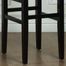 Sonata 26" Stationary Barstool in Red Microfiber / Black - Armen Living - LCSTBAMFRE26