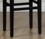 Sonata 30" Stationary Barstool in Brown Microfiber / Black - Armen Living - LCSTBAMFBR30