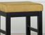 Sonata 30" Stationary Barstool in Yellow Microfiber / Black - Armen Living - LCSTBAMFYE30