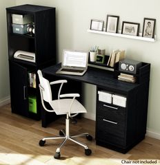 South Shore Academic Computer Desk and Bookcase Set - 7247795