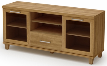 South Shore Adrian 60" TV Stand in Harvest Maple - 4926662