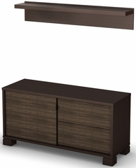 South Shore Agora 47" TV Stand with Wall Shelf - 4369675