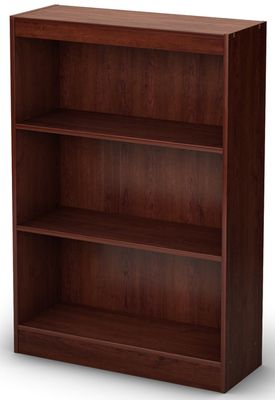 South Shore Axess Bookcase with 3 Shelves in Royal Cherry - 7246766C