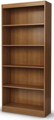 South Shore Axess Morgan Cherry Bookcase with Five Shelves - 7276768C