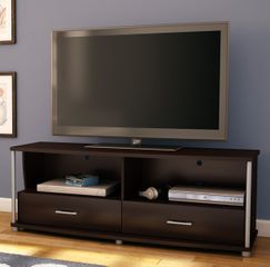 South Shore City Life 60" TV Stand in Chocolate - 4219662