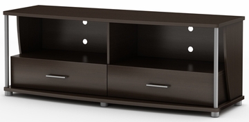 South Shore City Life 60" TV Stand in Chocolate - 4219662