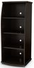 South Shore City Life Contemporary 4 Shelf Bookcase in Chocolate - 4219651