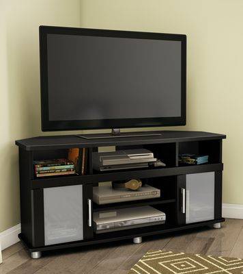 South Shore City Life Corner TV Stand - Pure Black - 4270690