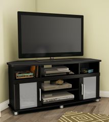 South Shore City Life Corner TV Stand - Pure Black - 4270690