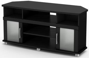 South Shore City Life Corner TV Stand - Pure Black - 4270690