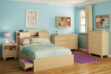 South Shore Clever Room 6 Piece Full Mates Bedroom Set - 2713211
