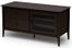 South Shore Crescendo Transitional 49" TV Stand in Chocolate - 4759677