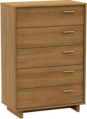 South Shore Flynn 5 Drawer Chest in Harvest Maple - 3226035