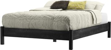 South Shore Flynn Full Platform Bed in Gray Oak - 3237204