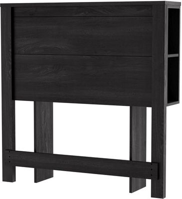 South Shore Flynn Twin Headboard with Storage - Gray Oak Finish - 3237094