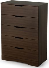 South Shore Holland Contemporary Drawer Chest in Mocha - 3379035
