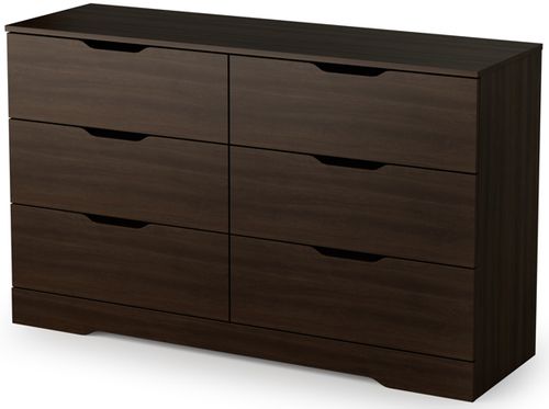 South Shore Holland Contemporary Dresser in Mocha - 3379010