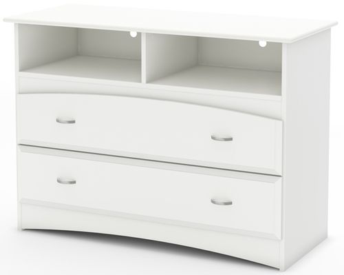 South Shore Imagine Media Chest in Pure White - 3560043