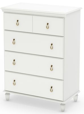 South Shore Moonlight Chest in Pure White - 3760034