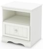 South Shore Savannah Nightstand in Pure White - 3580062