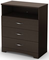 South Shore Step One Chocolate Media Chest - 3159023
