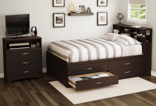 South Shore Step One Full Captains Bed 3PC Bedroom Set - 3159209