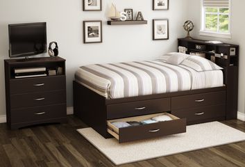 South Shore Step One Full Captains Bed 3PC Bedroom Set - 3159209