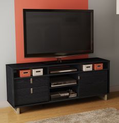 South Shore Uber 61" TV Stand in Black Oak - 4347678