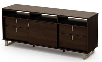 South Shore Uber 61" TV Stand in Mocha - 4379678