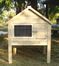 Southern Dome Rabbit Hutch in Natural Cedar - NewAgeGarden - ECORH202