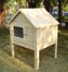 Southern Dome Rabbit Hutch in Natural Cedar - NewAgeGarden - ECORH202
