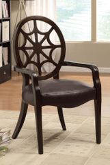 Spider Back Accent Chair in Brown - 900526
