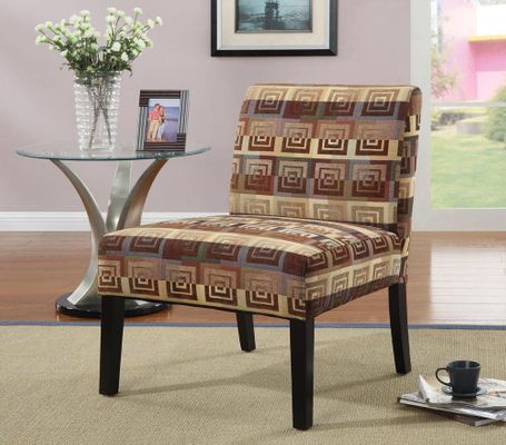 Spiral Pattern Accent Chair - 900185