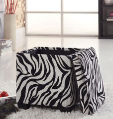 Square Fabric Storage Ottoman - 501087
