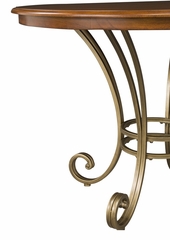 St. Ives Round Dining Table in Cinnamon - Home Styles - 5051-30