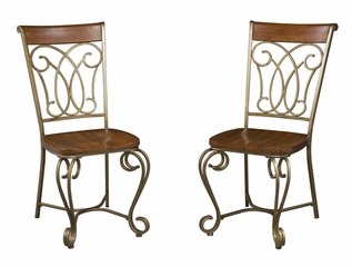 St. Ives 5-Piece Dining Set in Cinnamon - Home Styles - 5051-318