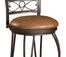 Stamped Back Bar Stool - Bronze with Muted Copper - Powell Furniture - 222-847