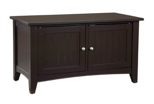 Storage Bench in Chocolate - Shaker Cottage - Alaterre - ASCA05CL