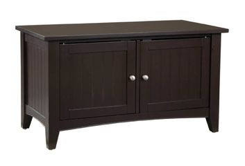 Storage Bench in Chocolate - Shaker Cottage - Alaterre - ASCA05CL