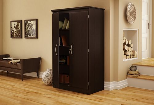 Storage Cabinet in Chocolate - Morgan - South Shore Furniture - 7259970