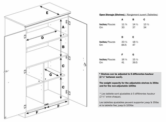 Storage Cabinet in Chocolate - Morgan - South Shore Furniture - 7259970
