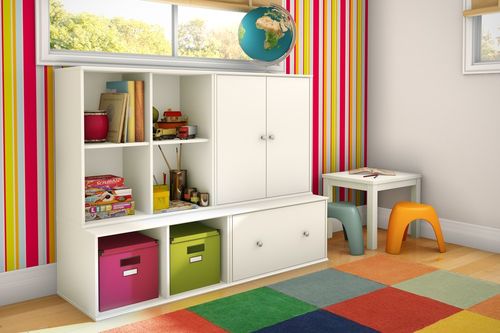 Storage Furniture Set 1 in Pure White - Stor it - South Shore Furniture - 5050-SET-1