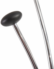 Stylish ALBA Chrome Festival Floor Coat Stand