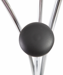 Stylish ALBA Chrome Festival Floor Coat Stand