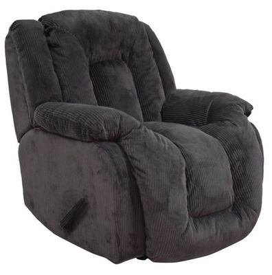 Summit Viva Grey Upholstered Rocker Recliner - 65045100010