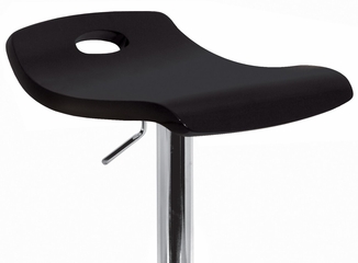 Surf Barstool Black - LumiSource - BS-SURF-WD-BK