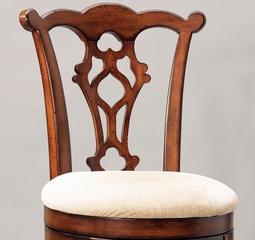 Swivel Armless Bar Stool - Jamestown Landing "Deep Cherry" - Powell Furniture - 987-729