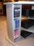 Swivel Entertainment Stand in Silver - 4D Concepts - 44032
