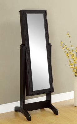 Swivel Mirrored Jewelry Cheval with Storage - 901766
