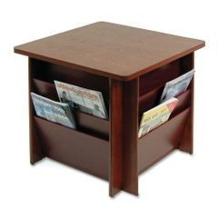 Table w/Literature Rack - Mahogany - BDY929816